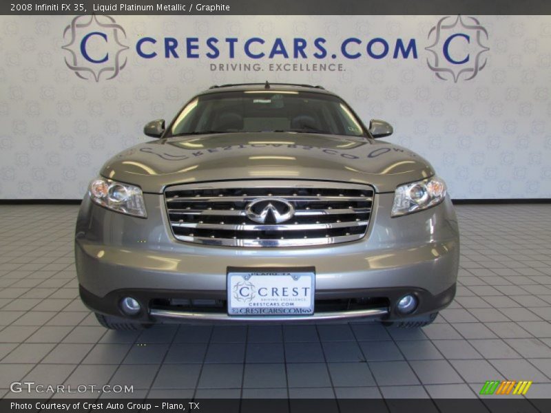 Liquid Platinum Metallic / Graphite 2008 Infiniti FX 35