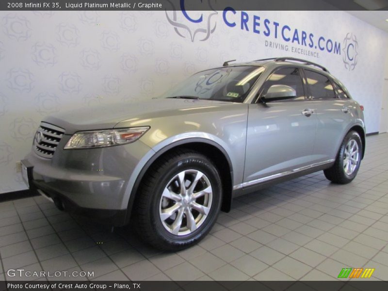 Liquid Platinum Metallic / Graphite 2008 Infiniti FX 35
