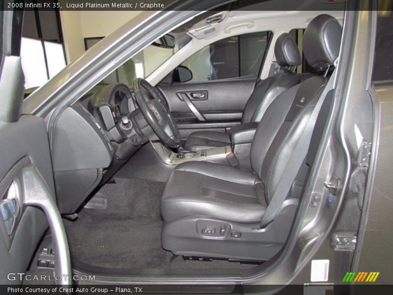 Liquid Platinum Metallic / Graphite 2008 Infiniti FX 35