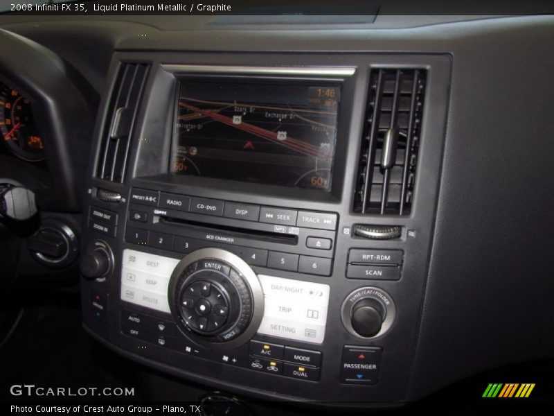 Liquid Platinum Metallic / Graphite 2008 Infiniti FX 35