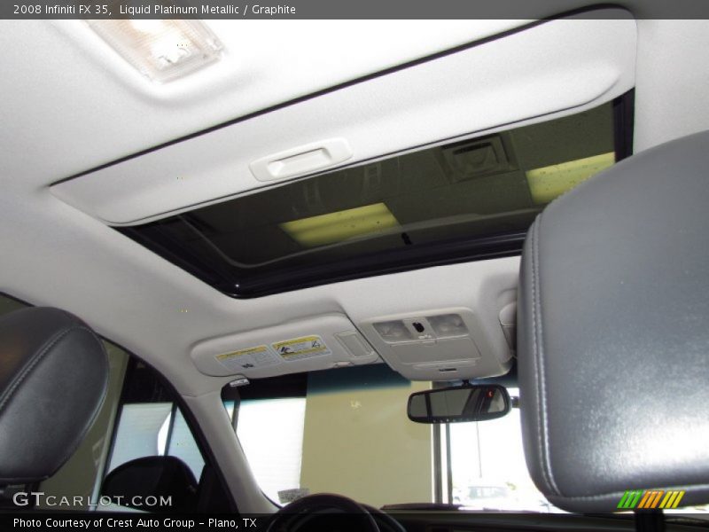 Liquid Platinum Metallic / Graphite 2008 Infiniti FX 35