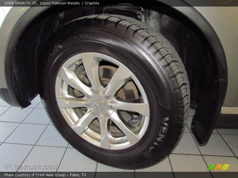 Liquid Platinum Metallic / Graphite 2008 Infiniti FX 35