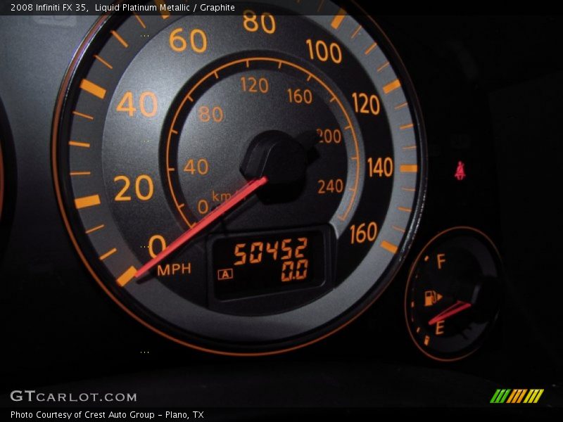 Liquid Platinum Metallic / Graphite 2008 Infiniti FX 35