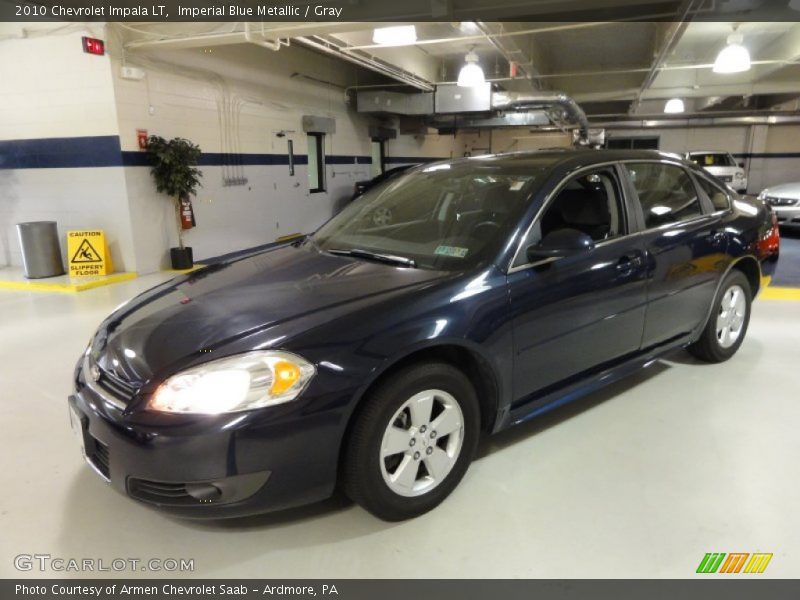 Imperial Blue Metallic / Gray 2010 Chevrolet Impala LT
