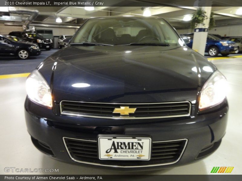 Imperial Blue Metallic / Gray 2010 Chevrolet Impala LT