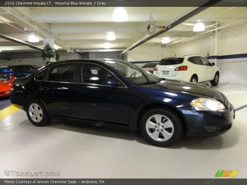 Imperial Blue Metallic / Gray 2010 Chevrolet Impala LT