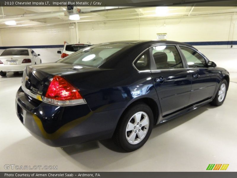Imperial Blue Metallic / Gray 2010 Chevrolet Impala LT