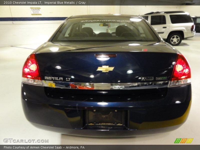 Imperial Blue Metallic / Gray 2010 Chevrolet Impala LT