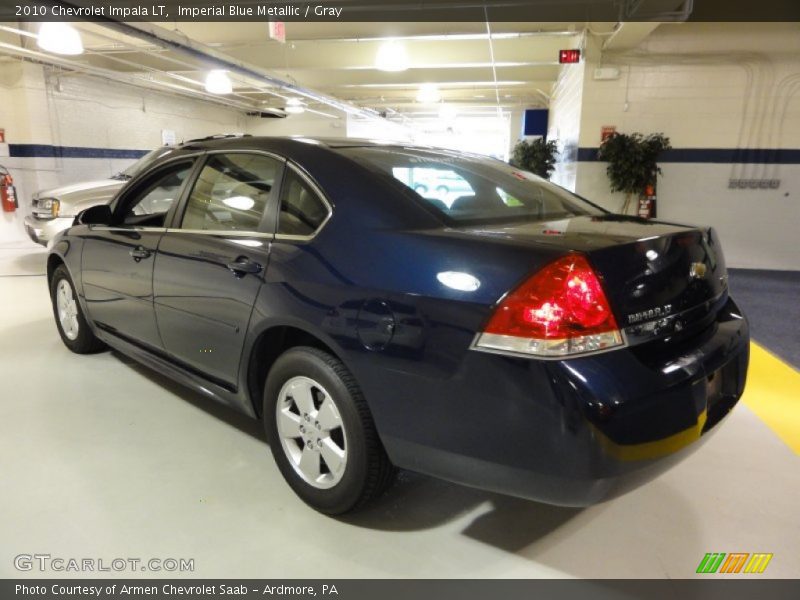 Imperial Blue Metallic / Gray 2010 Chevrolet Impala LT