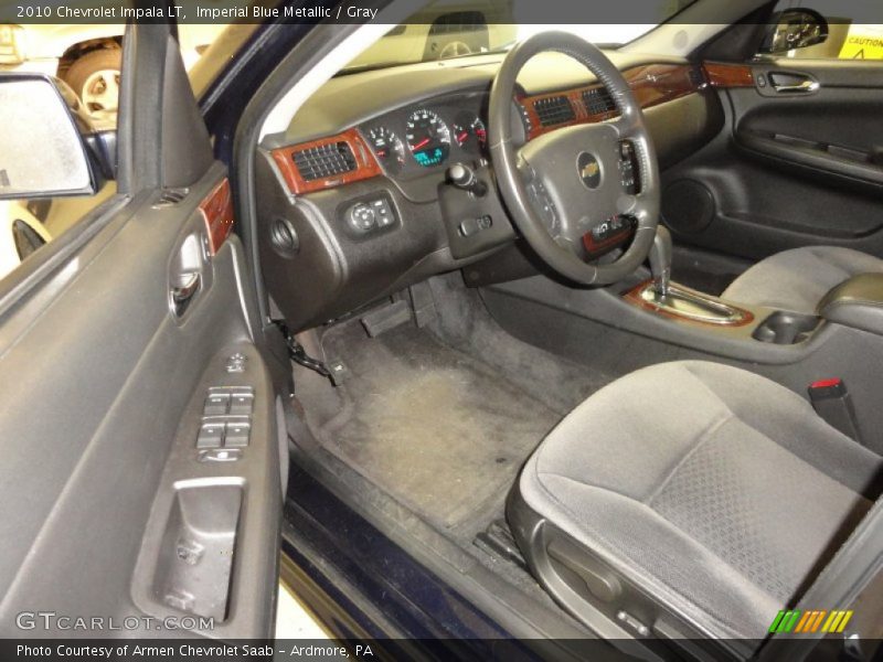 Imperial Blue Metallic / Gray 2010 Chevrolet Impala LT
