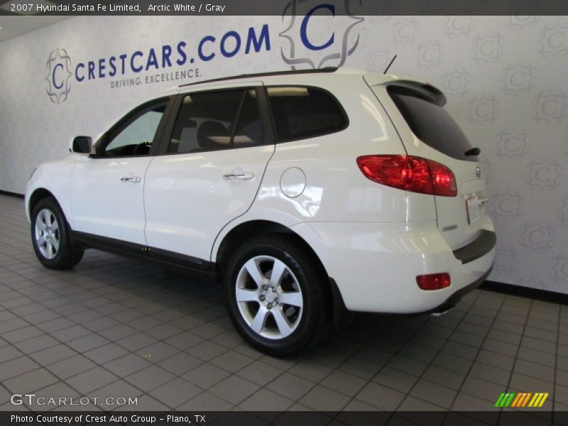 Arctic White / Gray 2007 Hyundai Santa Fe Limited