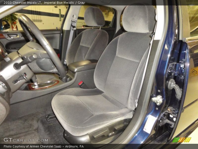 Imperial Blue Metallic / Gray 2010 Chevrolet Impala LT