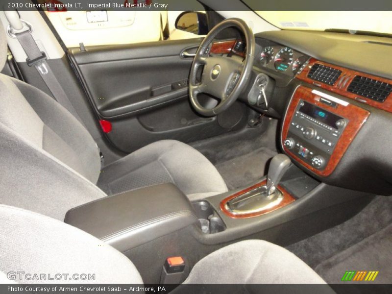 Imperial Blue Metallic / Gray 2010 Chevrolet Impala LT