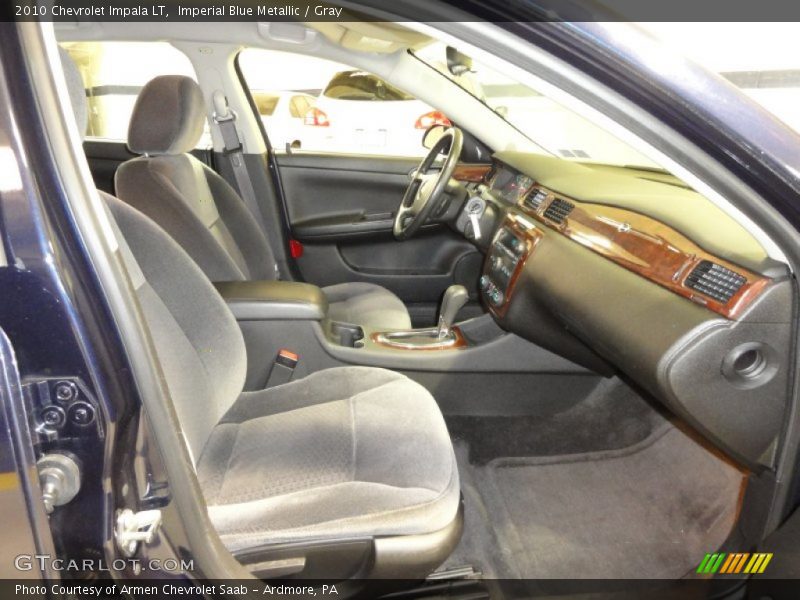 Imperial Blue Metallic / Gray 2010 Chevrolet Impala LT