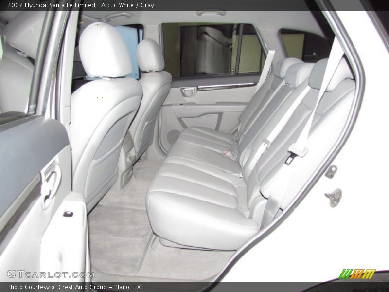 Arctic White / Gray 2007 Hyundai Santa Fe Limited