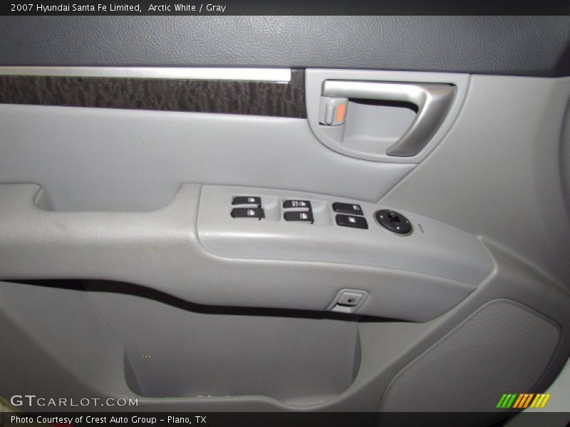 Arctic White / Gray 2007 Hyundai Santa Fe Limited