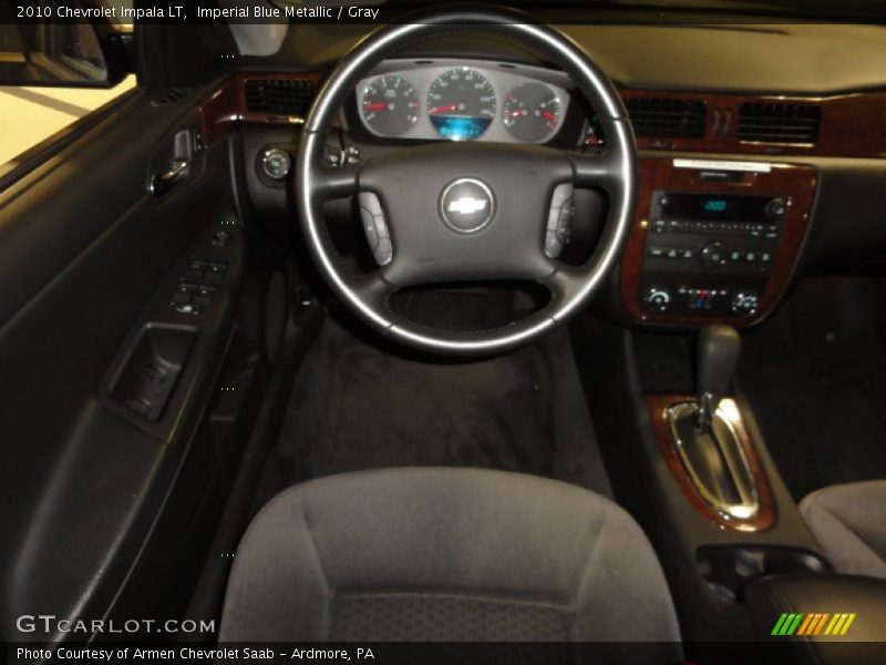Imperial Blue Metallic / Gray 2010 Chevrolet Impala LT