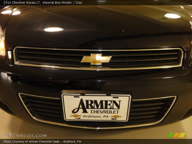 Imperial Blue Metallic / Gray 2010 Chevrolet Impala LT