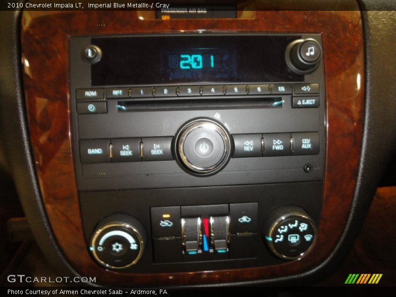 Imperial Blue Metallic / Gray 2010 Chevrolet Impala LT