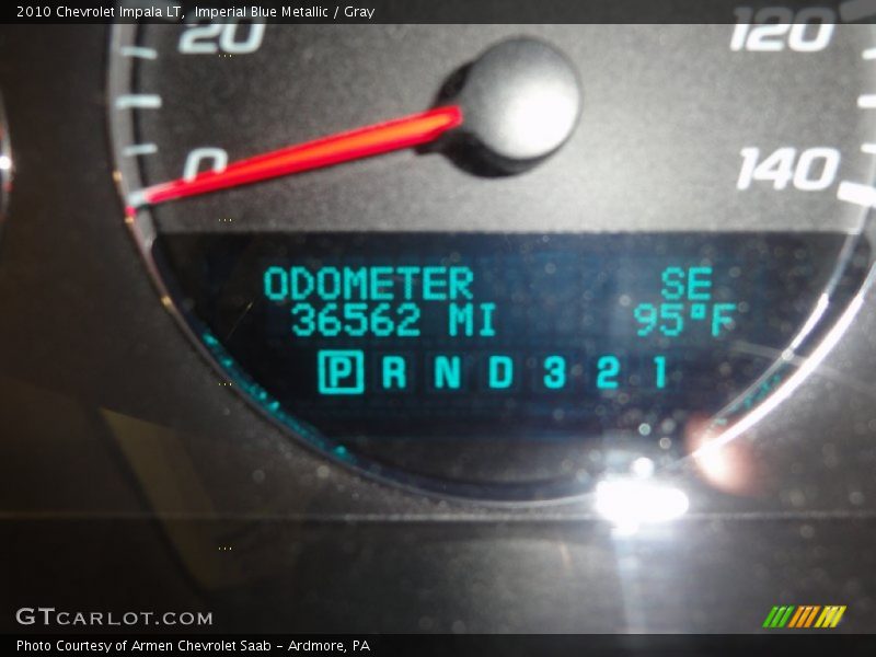 Imperial Blue Metallic / Gray 2010 Chevrolet Impala LT