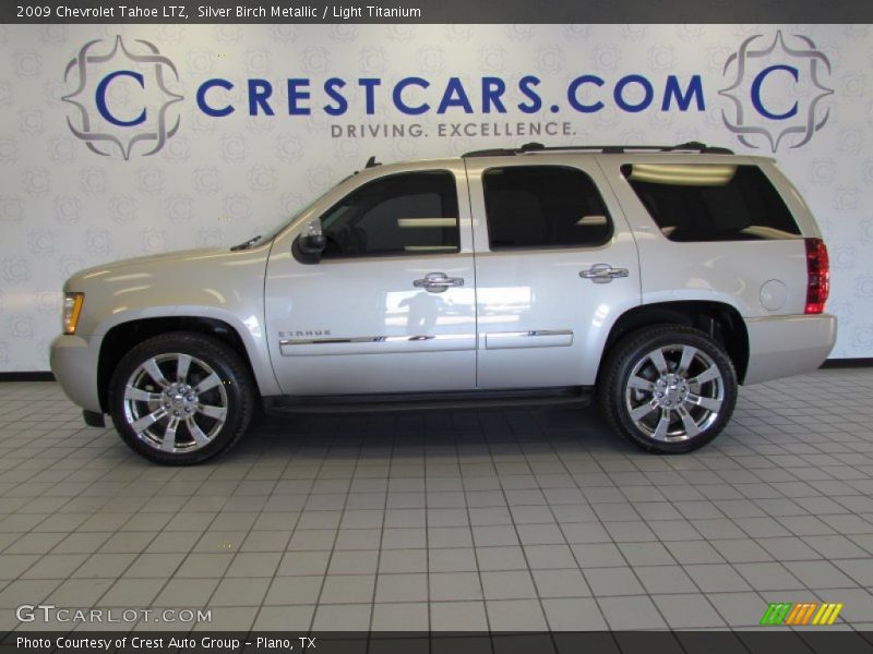 Silver Birch Metallic / Light Titanium 2009 Chevrolet Tahoe LTZ
