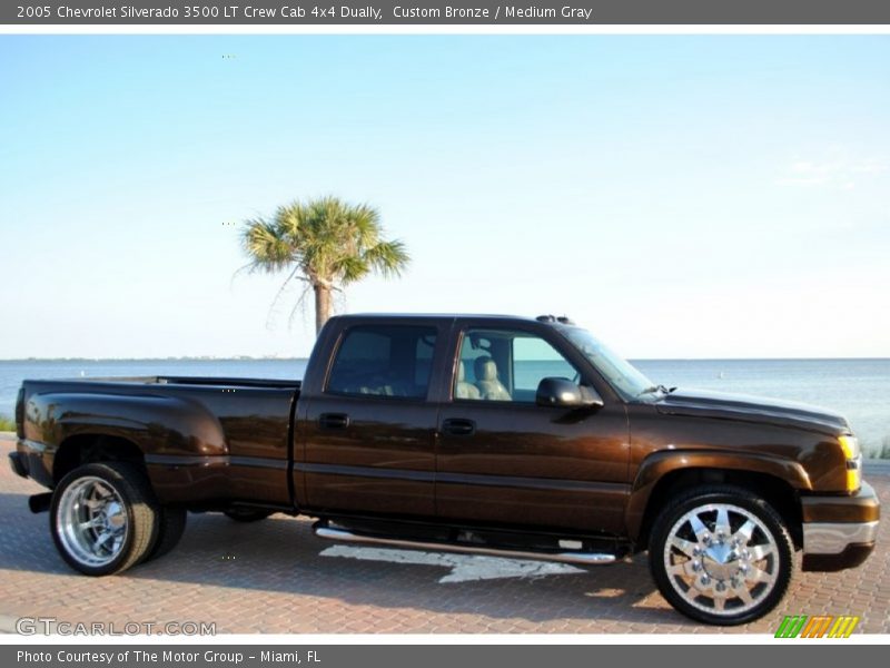  2005 Silverado 3500 LT Crew Cab 4x4 Dually Custom Bronze