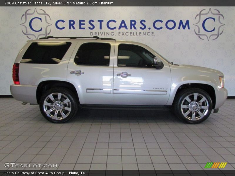 Silver Birch Metallic / Light Titanium 2009 Chevrolet Tahoe LTZ