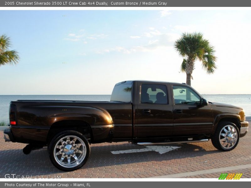  2005 Silverado 3500 LT Crew Cab 4x4 Dually Custom Bronze