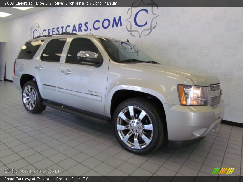 Silver Birch Metallic / Light Titanium 2009 Chevrolet Tahoe LTZ