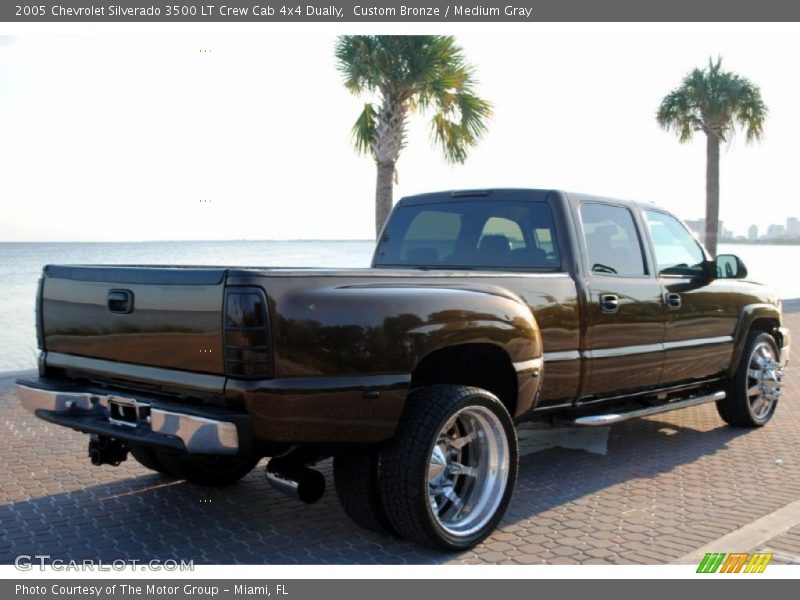  2005 Silverado 3500 LT Crew Cab 4x4 Dually Custom Bronze
