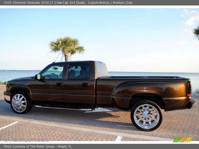  2005 Silverado 3500 LT Crew Cab 4x4 Dually Custom Bronze