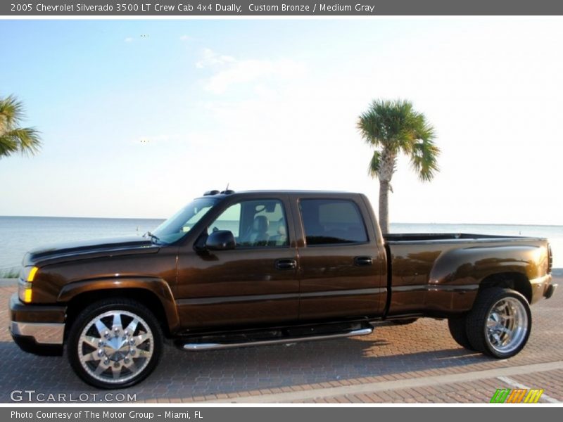  2005 Silverado 3500 LT Crew Cab 4x4 Dually Custom Bronze