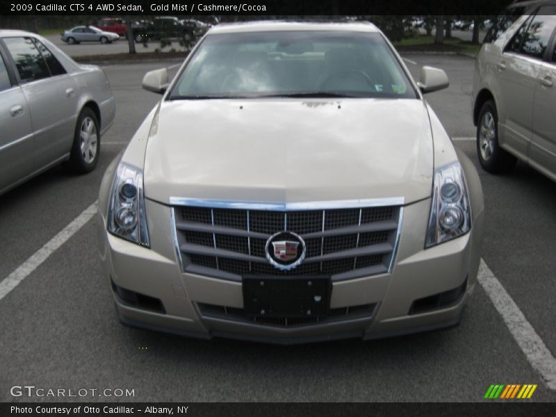 Gold Mist / Cashmere/Cocoa 2009 Cadillac CTS 4 AWD Sedan