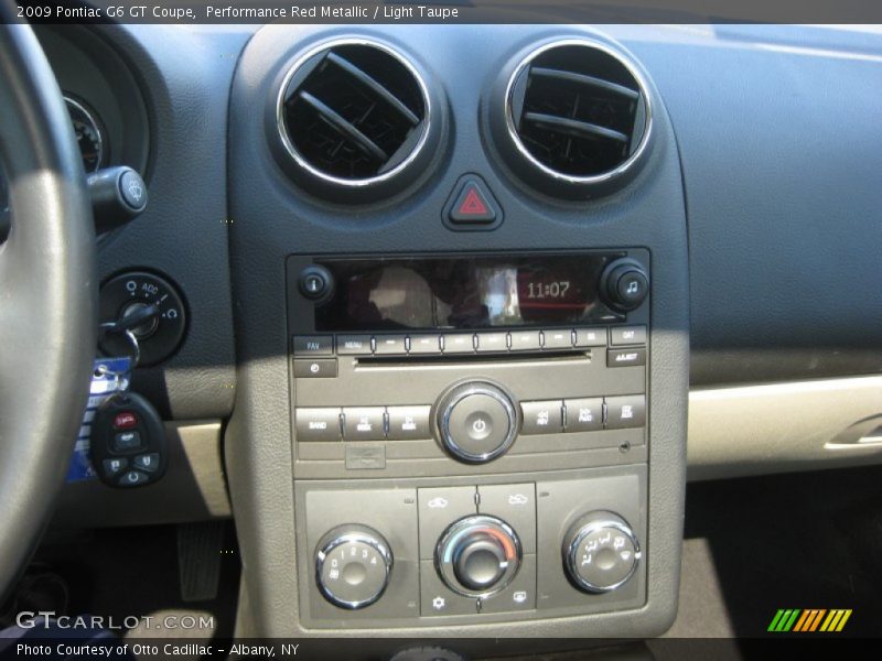 Performance Red Metallic / Light Taupe 2009 Pontiac G6 GT Coupe