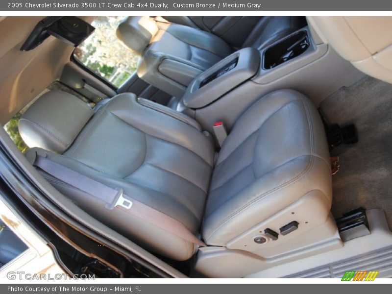  2005 Silverado 3500 LT Crew Cab 4x4 Dually Medium Gray Interior