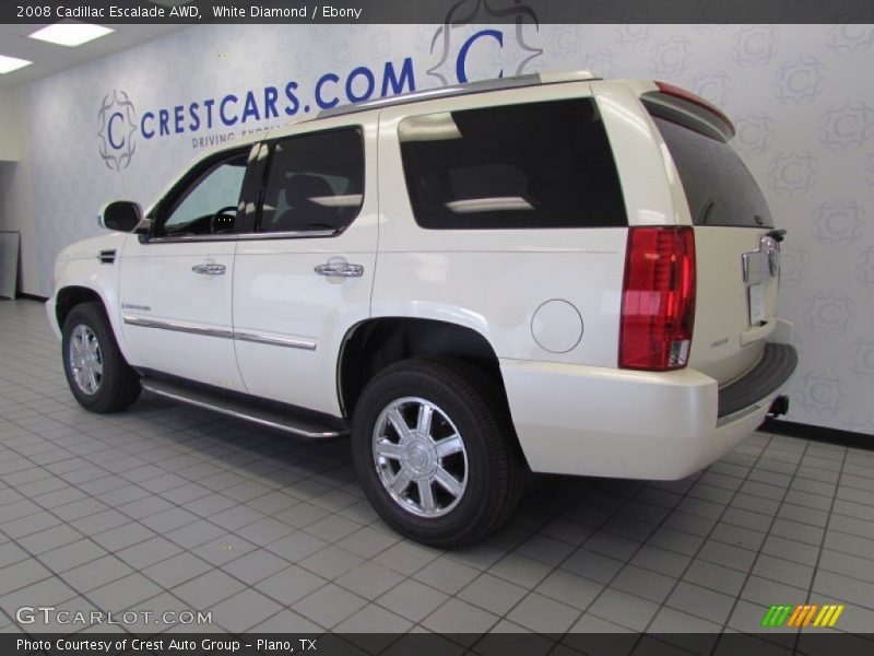 White Diamond / Ebony 2008 Cadillac Escalade AWD