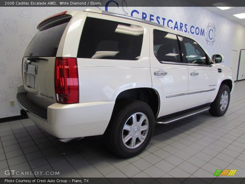 White Diamond / Ebony 2008 Cadillac Escalade AWD