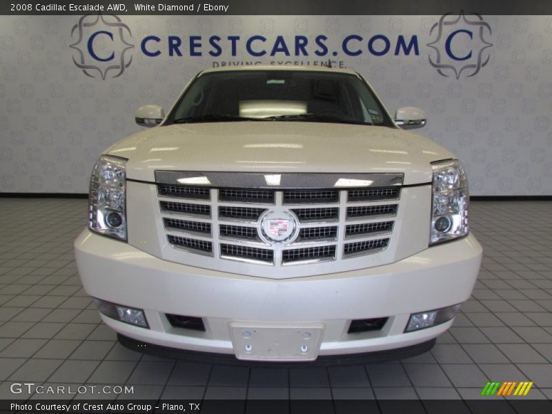 White Diamond / Ebony 2008 Cadillac Escalade AWD