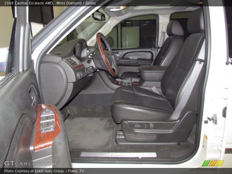 White Diamond / Ebony 2008 Cadillac Escalade AWD