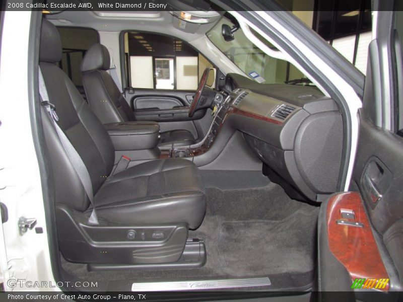 White Diamond / Ebony 2008 Cadillac Escalade AWD