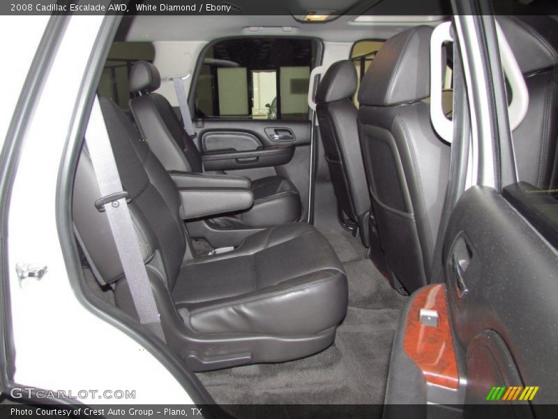 White Diamond / Ebony 2008 Cadillac Escalade AWD