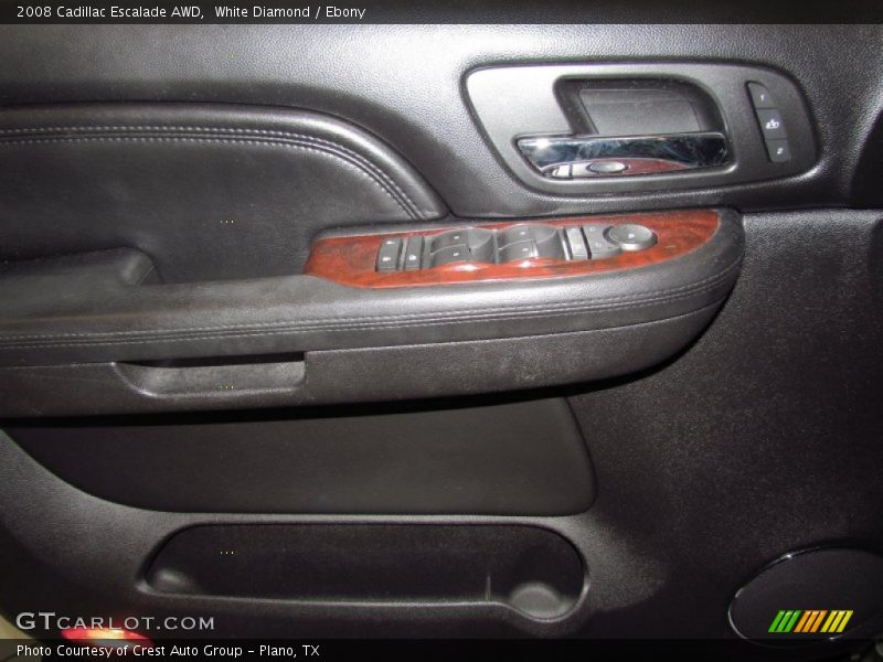 White Diamond / Ebony 2008 Cadillac Escalade AWD