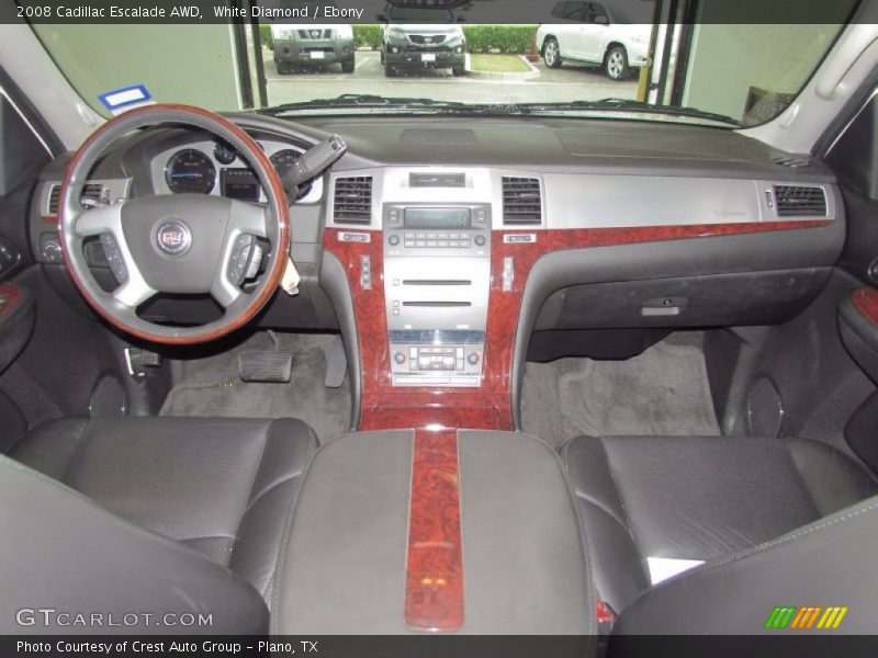 White Diamond / Ebony 2008 Cadillac Escalade AWD
