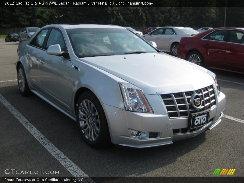 Radiant Silver Metallic / Light Titanium/Ebony 2012 Cadillac CTS 4 3.6 AWD Sedan