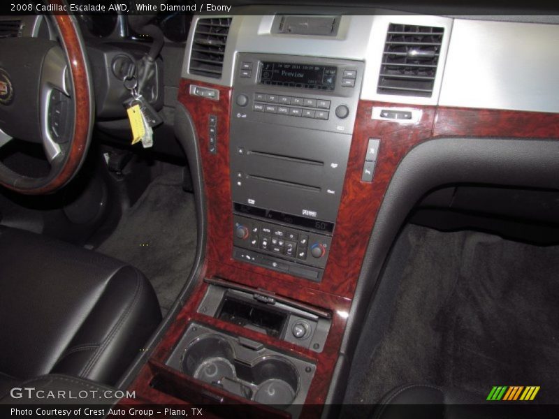 White Diamond / Ebony 2008 Cadillac Escalade AWD