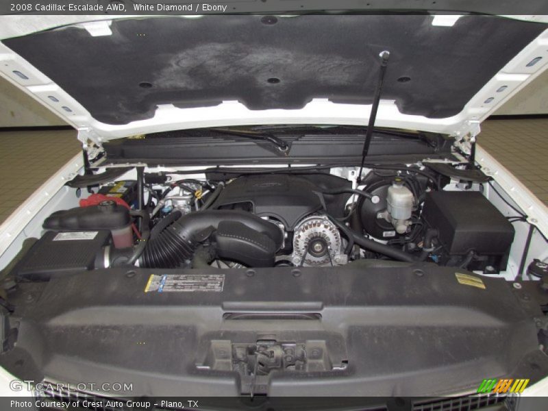 White Diamond / Ebony 2008 Cadillac Escalade AWD