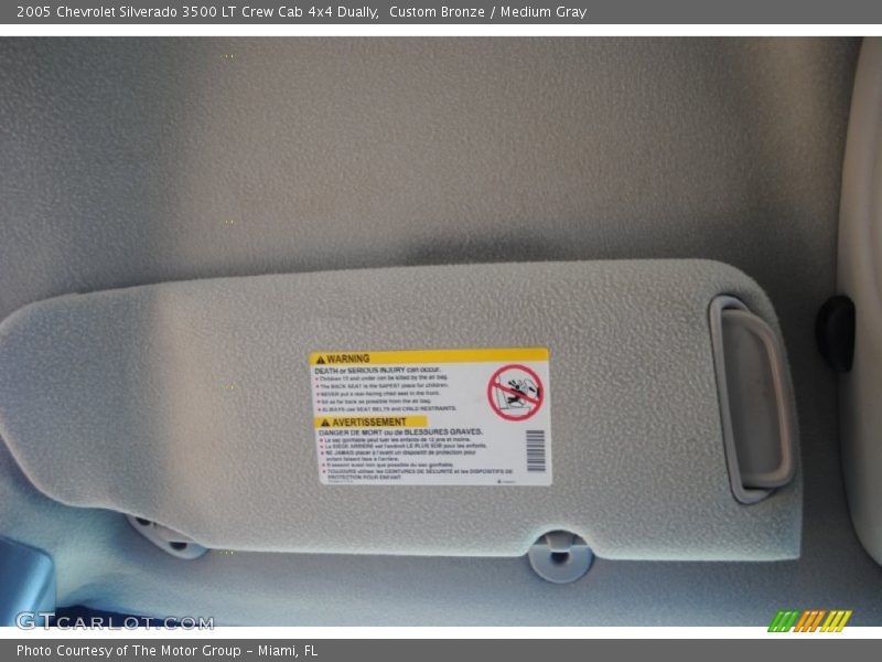 Custom Bronze / Medium Gray 2005 Chevrolet Silverado 3500 LT Crew Cab 4x4 Dually