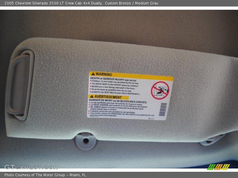 Custom Bronze / Medium Gray 2005 Chevrolet Silverado 3500 LT Crew Cab 4x4 Dually