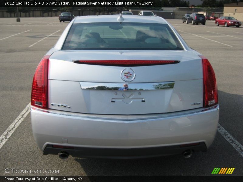 Radiant Silver Metallic / Light Titanium/Ebony 2012 Cadillac CTS 4 3.6 AWD Sedan