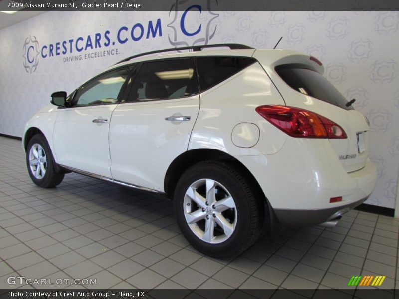 Glacier Pearl / Beige 2009 Nissan Murano SL